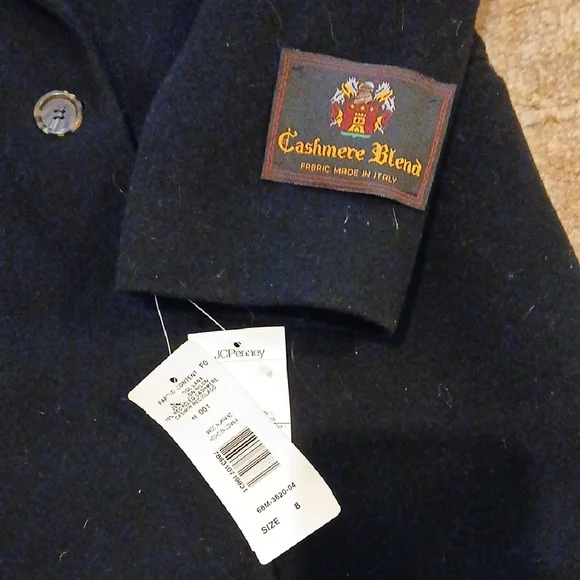 Worthington Cashmere Wool Black Blazer - Picture 3 of 8